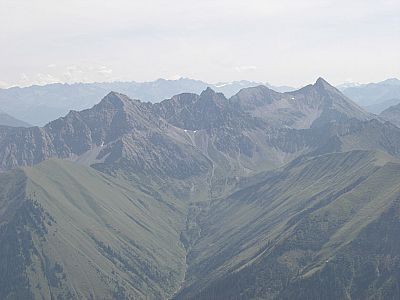 Roter Stein und Galtbergspitze