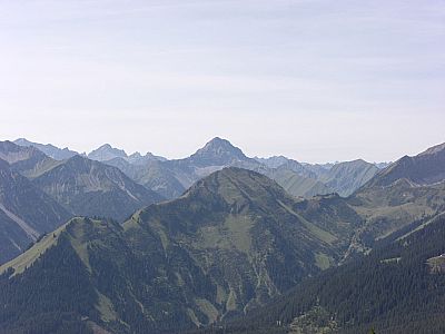 Blick auf die Lechtaler Alpen