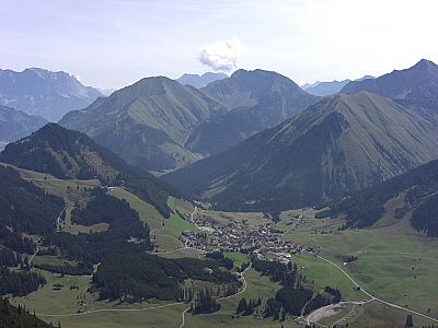 Blick auf Berwang