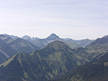 Blick auf die Lechtaler Alpen