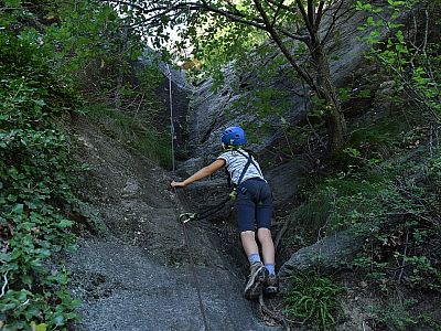... bevor wir im B/C Gelände weiter aufsteigen.