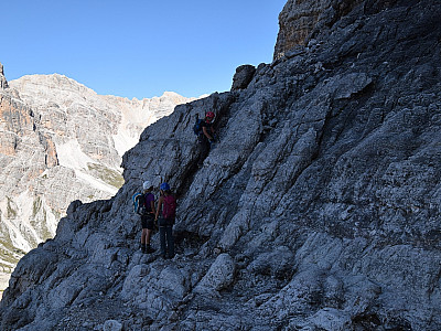 Die ersten Meter im typischen B Gelände