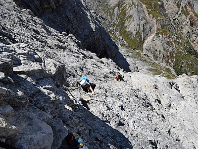 Auch der Blick in die Tiefe hat es in sich