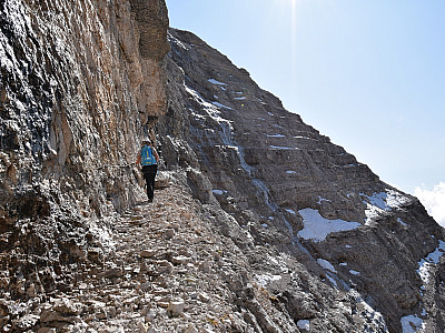 Eine letzte Querung und ein kleiner Aufschwung...
