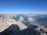 Der Ausblick nach Osten auf Cortina dAmpezzo