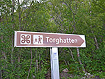 Der Einstieg ist unübersehbar beschildert