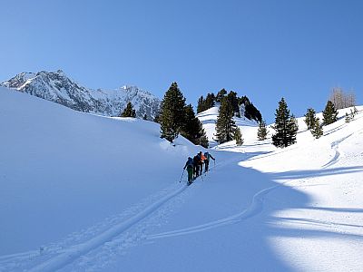 Ab etwa 1900 Höhenmeter schwenken wir nach Südwest
