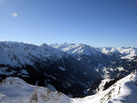 Der Ausblick nach Westen Richtung Mayrhofen