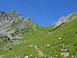 Blick zurück zur Torscharte