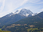 Blick vom Parkplatz zum Watzmann