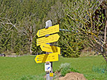 Wegweiser am Zipfhäusl