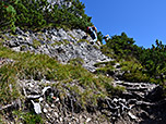 Steinige Querung