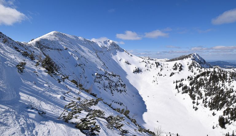 Großer Traithen (1852 m) als Skitour