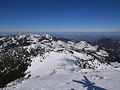 Die Abfahrt nach Norden zum Fallalmsattel