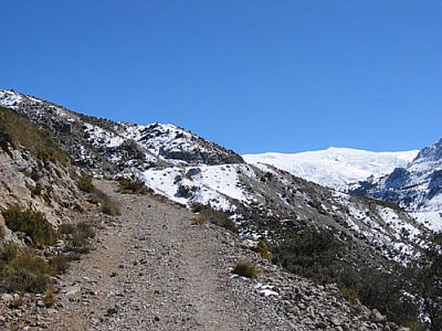 Mäßig steil geht's weiter