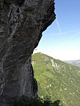 Blick zur Schüsselstelle