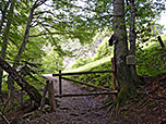 ...wandern wir empor zu einem Gatter