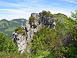 Blick zurück zum Felsturm