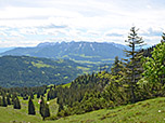 Blick zum Kaisergebirge