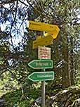 ...wandern wir hinunter zu einer Verzweigung