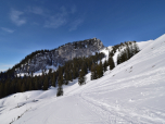 Die gewaltige Ostwand des Spitzsteins