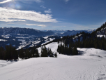 Der Blick zurück nach Südwesten Richtung Inntal