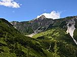 Blick zur Namloser Wetterspitze