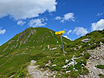 Blick von der Anhalter Hütte zum Tschachaun