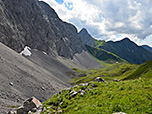 Blick zurück zur Anhalter Hütte