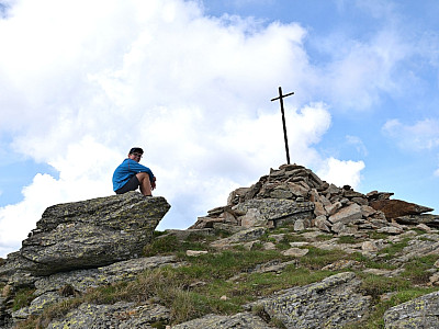 ... erreichen wir einen kleinen Zwischengipfel