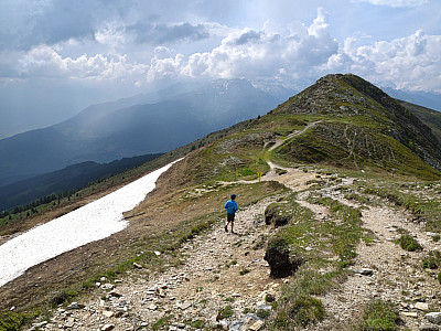 Sogar ein wenig Schnee finden wir Ende Mai noch vor