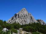 Vor uns die Pyramide des Tschirgant