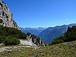 Blick in Richtung Stubaier Alpen