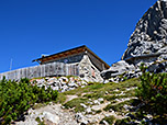 Kurz vor der Bergwachthütte