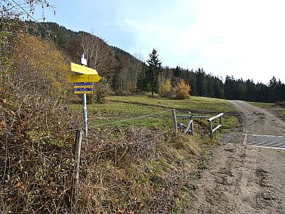 ... und folgen dem Wegweiser zum Wendelstein