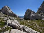 Wir erreichen das Plateau, von dem die Sicht nach Süden frei wird