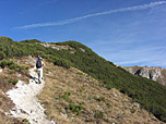 Der Weg wird flacher