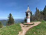 ...der uns hinauf zum Bildstock am Unternberg-Gipfel bringt