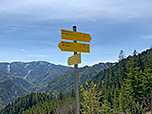 ...und schlagen später die Abstiegsvariante über die Branderalm ein