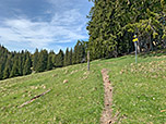 Wir passieren die Südwestseite des Eisenbergs