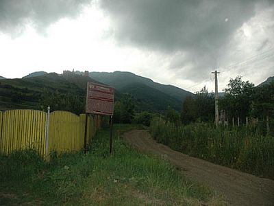 Blick zurück zum Berg