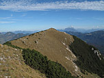 ...und erblicken dann erstmals Veitsberg-Gipfel