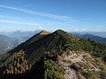 Blick zurück zum Veitsberg und zum Frechjoch