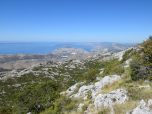 Die Aussicht auf Split begleitet uns während der gesamten Tour