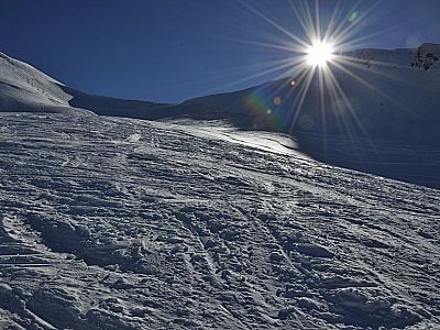 Aufstieg zum Gipfelgrat