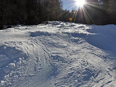 Fast wie eine Skipiste...