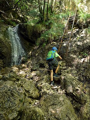 Nach einer weiteren Leiter ...  