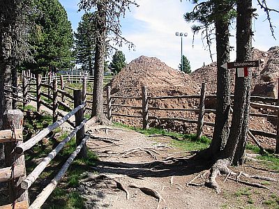 Wanderweg vom Parkplatz