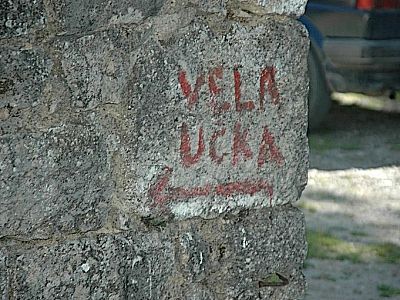Wegweiser nach Vela Učka