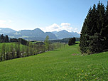 Ein erster Blick zum Kellerjoch